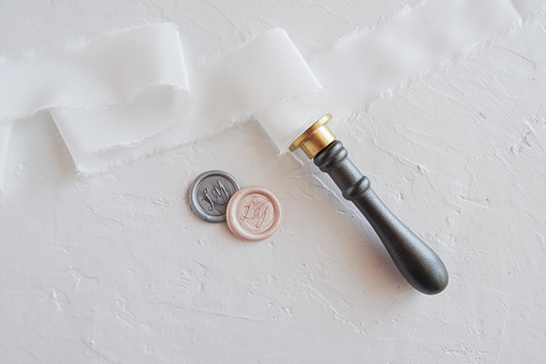 custom wax seal for wedding invitations