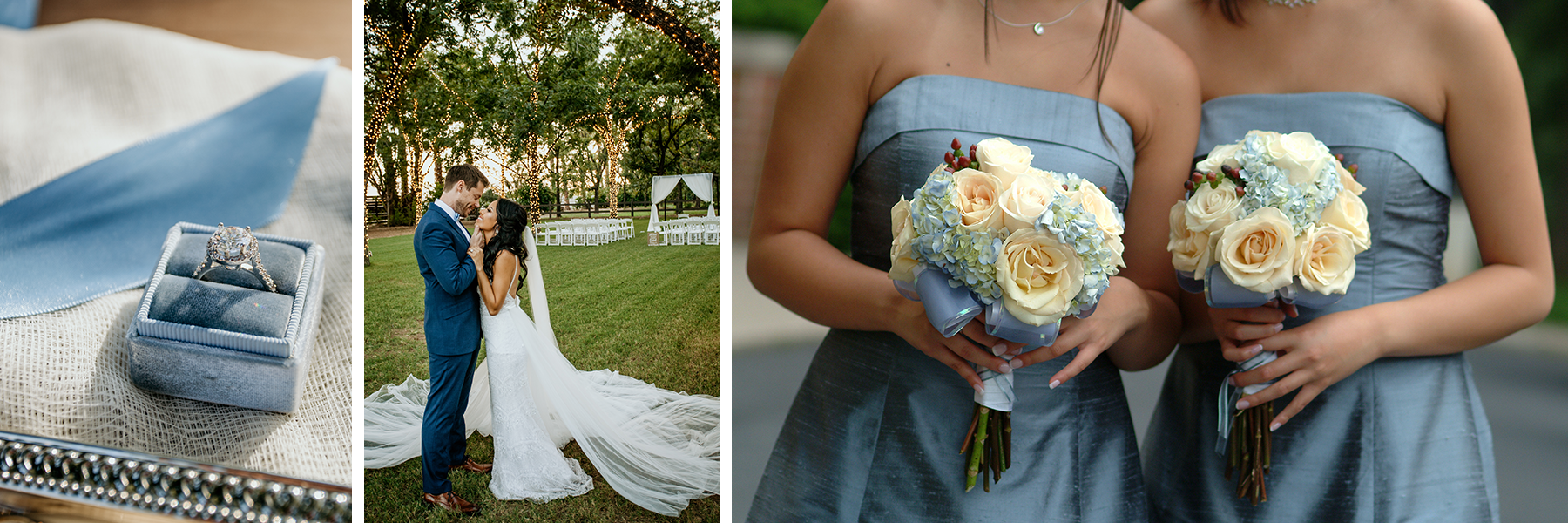 dusty blue wedding inspiration for spring wedding