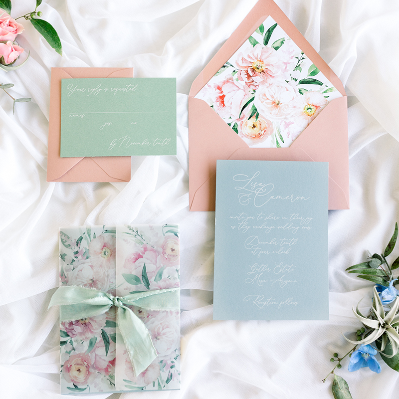 sage green and dusty blue wedding