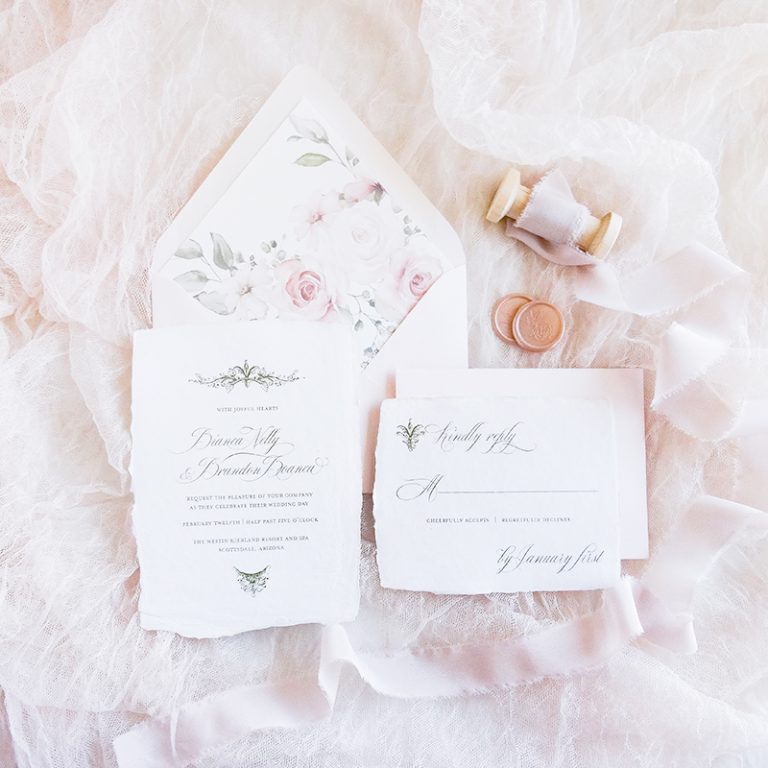 Choosing Paper for Your Wedding Invitations - Lauren Yvonne Design