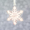 Acrylic Snowflake Ornament – Rose Gold Mirror Acrylic Snowflake Ornament - Rose Gold Mirror