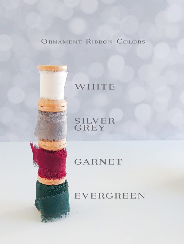 ornament ribbon color chart