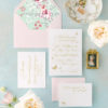 DAPHNE SUITE regency inspired wedding invitation with a chinoiserie envelope liner