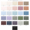 Envelope Color Chart for Samples color chart for envelopes