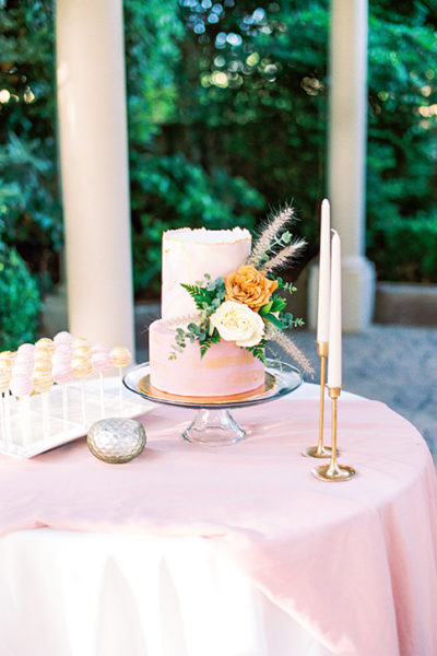 gold and blush wedding color palette-gold and blush wedding inspiration