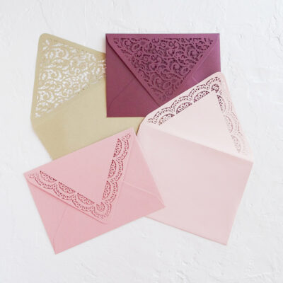 laser cut envelopes for wedding invitations
